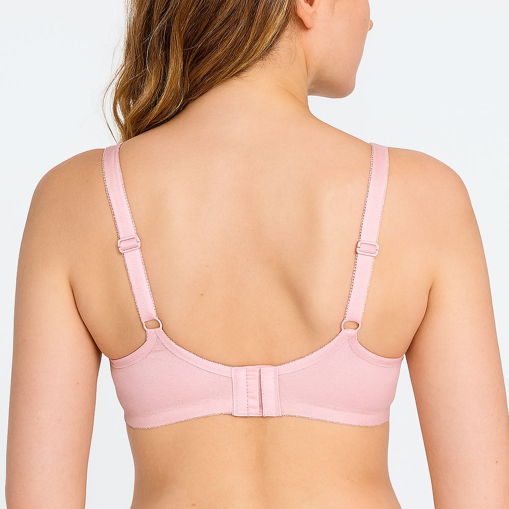 Self Doted Foam Padded Bra – Comfortable Everyday Support & Perfect Fit | Pink