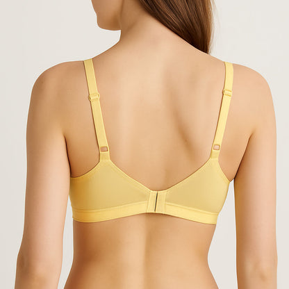 Velvy Comfortable Cotton Embroidered Non-Padded Bra