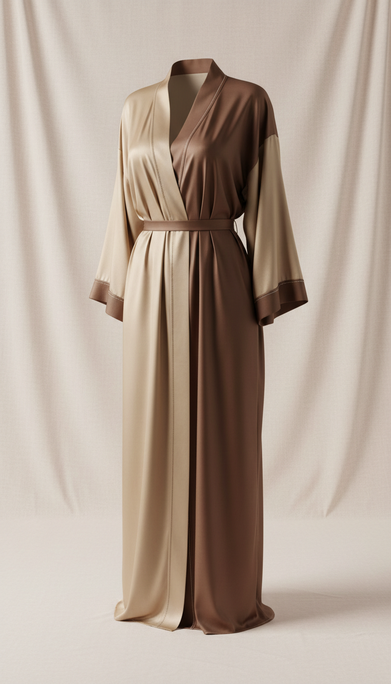Chai Spice silk robe